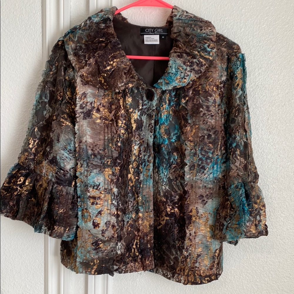 Multicolor Textured Women's Top